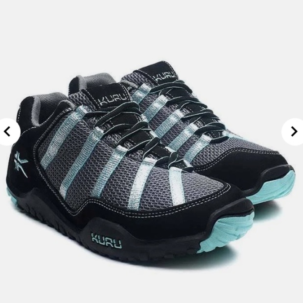 KURU CHICANE Black and Teal Athletic‎ Shoes size 10.5 M
